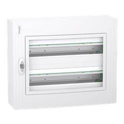 Centralino PrismaSet XS parete 2x24 moduli porta trasparente IP40 residenziale terziario