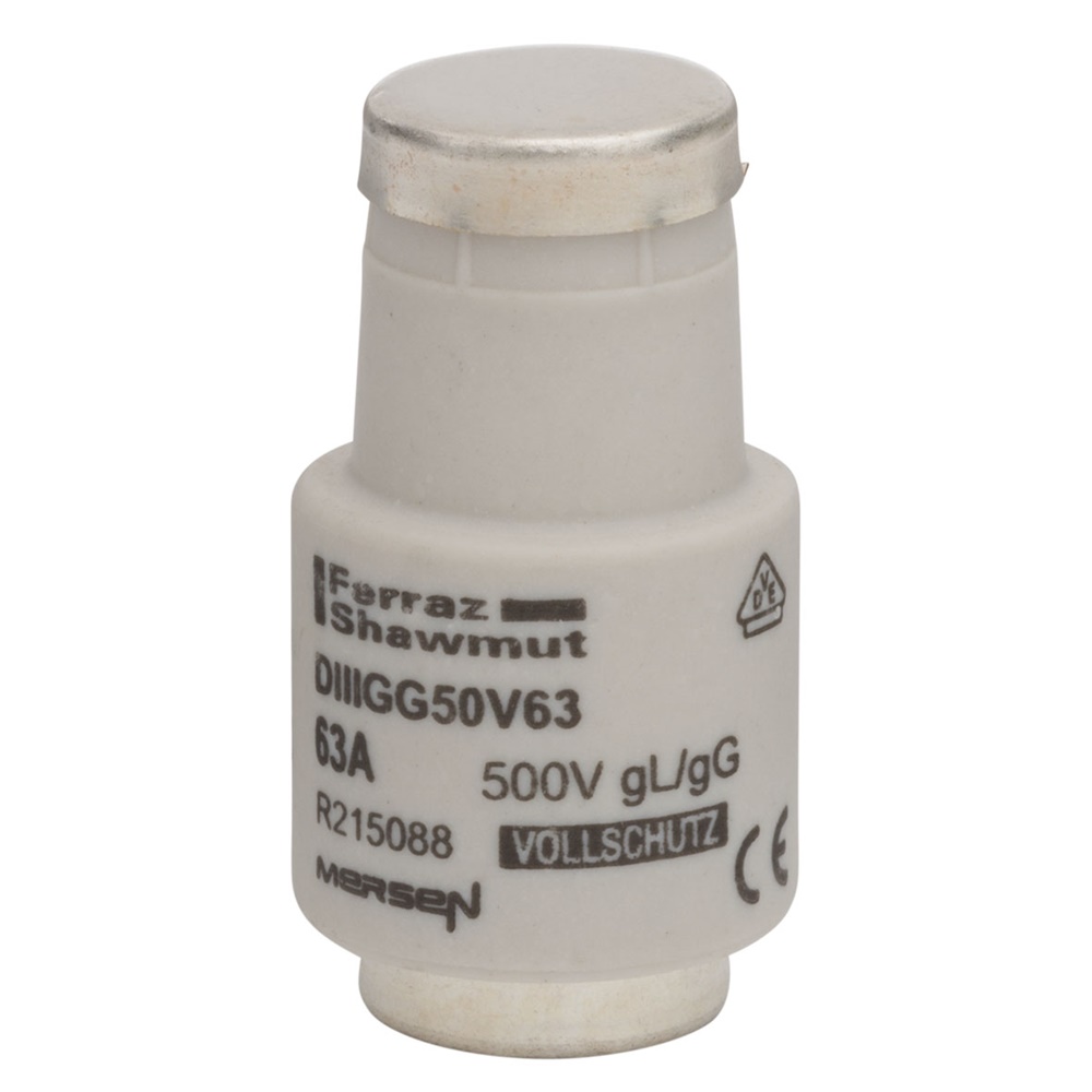 FUS. D BT GG DIII 500VAC 63A RAME