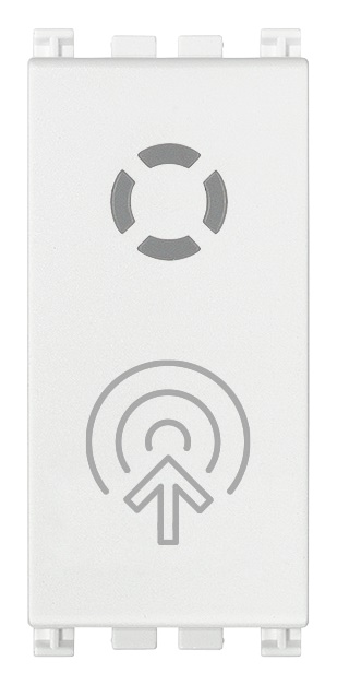 Adattatore inseritore By-alarm Plus 1 modulo colore bianco per sistemi allarme