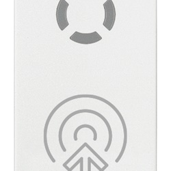 Adattatore inseritore By-alarm Plus 1 modulo colore bianco per sistemi allarme