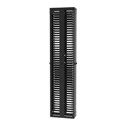 Manager verticale bifacciale PR2V, 45UR, larghezza 8. Larghezza, nero
