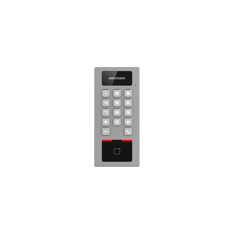 Terminale MIFARE/DESF DS-K1T502DBWX controllo accessi stand-alone rete fino 1000 porte resistente