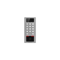 Terminale accesso MIFARE/DESFIRE DS-K1T502DBWX-C controllo accessi fino 1000 porte installazione a parete robusto