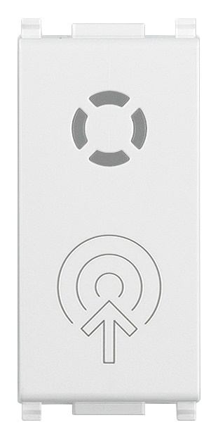 Adattatore inseritore By-alarm Plus 1 modulo colore bianco per sistemi allarme