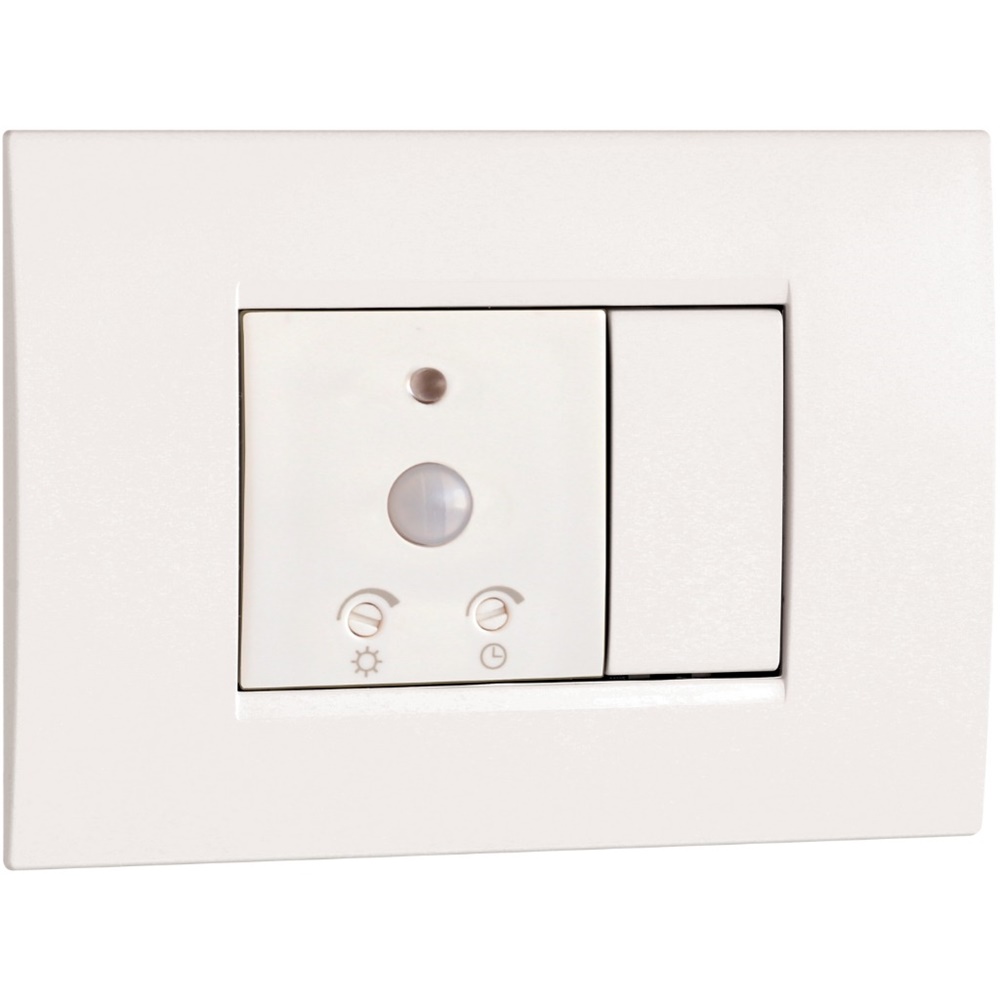 Rilevatore movimento crepuscolare incasso 2 moduli DIN bianco VEVE791100
