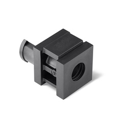 Supporto passacavo VarioPlate S Ø 10-11 mm con compensazione tolleranza cavo IP65/IP66 per quadristi e scatole controllo