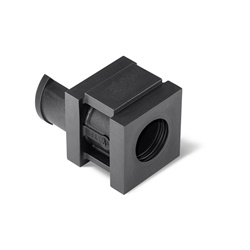 Supporto passacavo VarioPlate S Ø12-13 mm con compensazione tolleranza diametro cavo IP65/IP66 per quadristi e scatole controllo