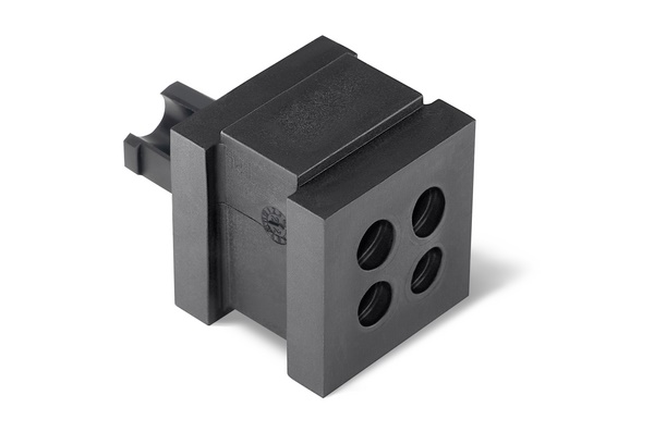 Supporto passacavo VarioPlate S 4 fori 4-5 mm IP65/IP66 per quadristi e scatole controllo