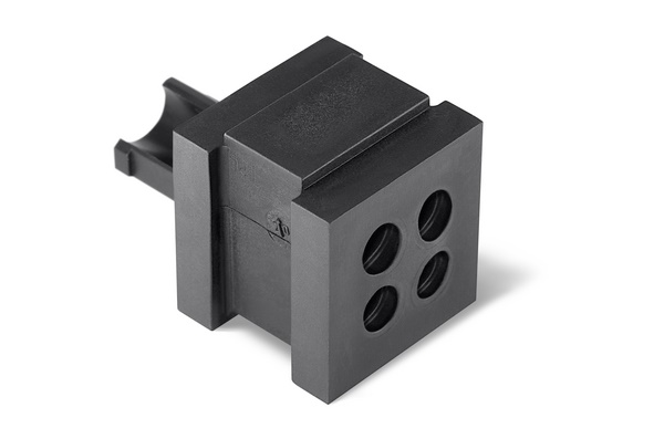 Supporto passacavo VarioPlate S 4 fori compensazione tolleranza cavi IP65/IP66 quadristi