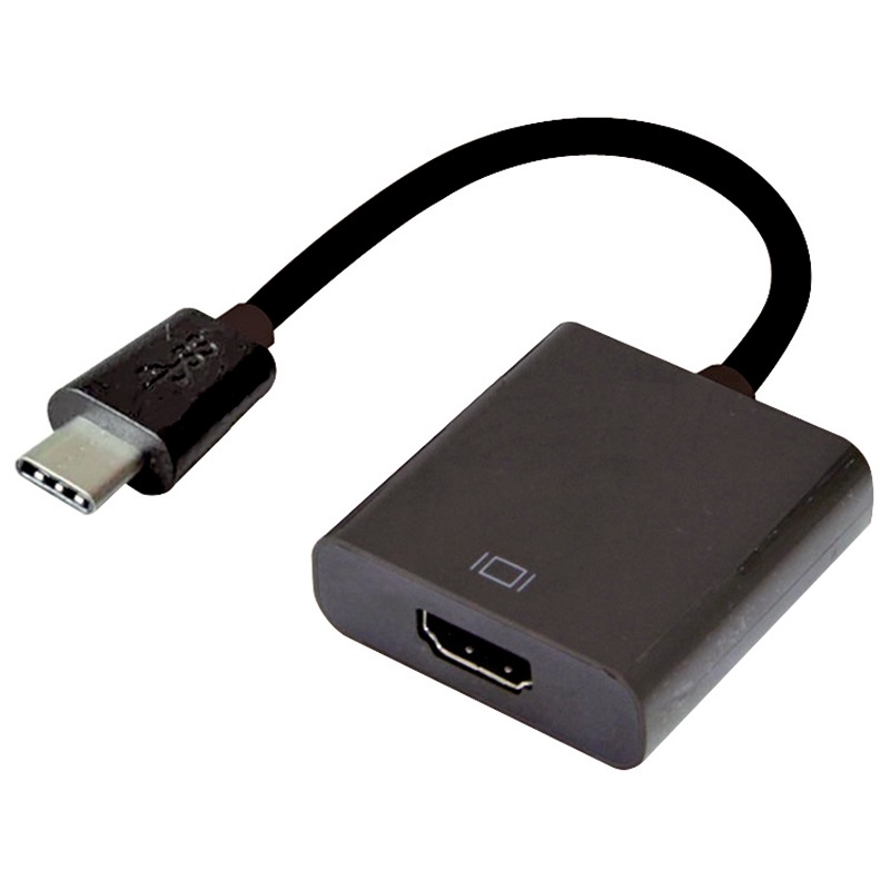 Adattatore HDMI femmina USB 3.1 tipo C compatto per trasferimento dati e video ad alta definizione, collegamento dispositivi moderni