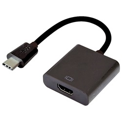 Adattatore HDMI femmina USB 3.1 tipo C compatto per trasferimento dati e video ad alta definizione, collegamento dispositivi moderni