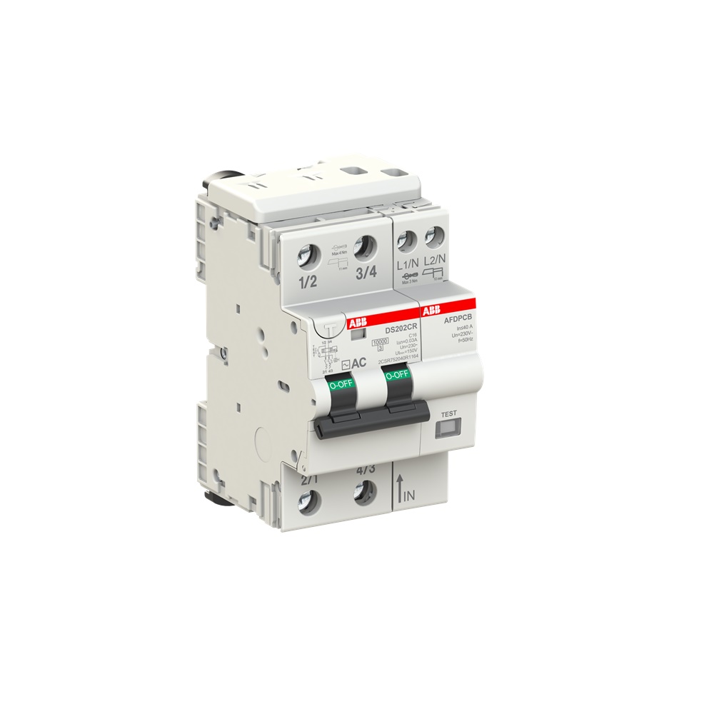 Interruttore differenziale magnetotermico 2 poli 16A 30mA tipo AC per protezione impianti elettrici domestici e industriali