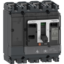 Interruttore magnetotermico ComPacT NSX125 DC PV 4 poli 125A 1000V fotovoltaico