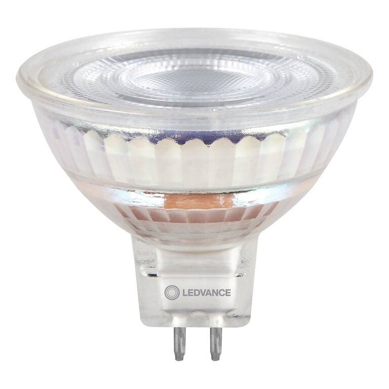 LED MR16 3,8W 827 GU5.3 lampada vetro luce calda per negozi, casa, illuminazione d’accento
