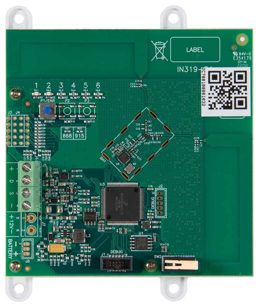 Scheda interfaccia By-alarm Plus RF 868 MHz con doppia antenna antenna-diversity per sistemi di allarme
