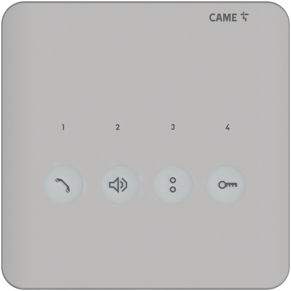 Citofono vivavoce PLX 4 tasti touch gestione accessi impianti multiutenza X1