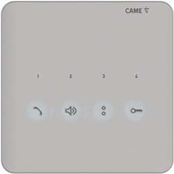 Citofono vivavoce PLX 4 tasti touch gestione accessi impianti multiutenza X1