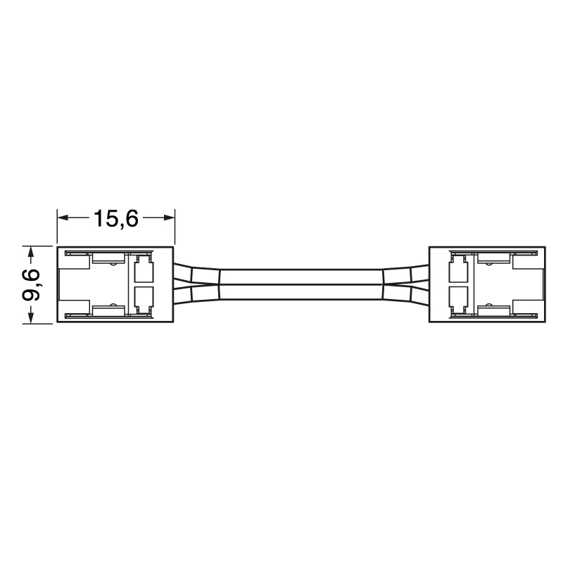 Connettore elettrico 4 pin 8 mm 3,5 A per installazioni cablaggio stabile e rapido