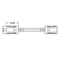 Connettore elettrico 4 pin 8 mm 3,5 A per installazioni cablaggio stabile e rapido