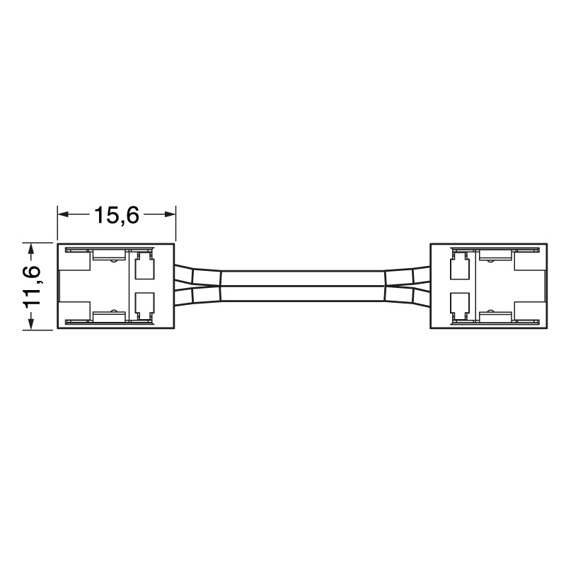 Connettore elettrico 4 poli 3,5A cavo 10mm per impianti industriali e domestici