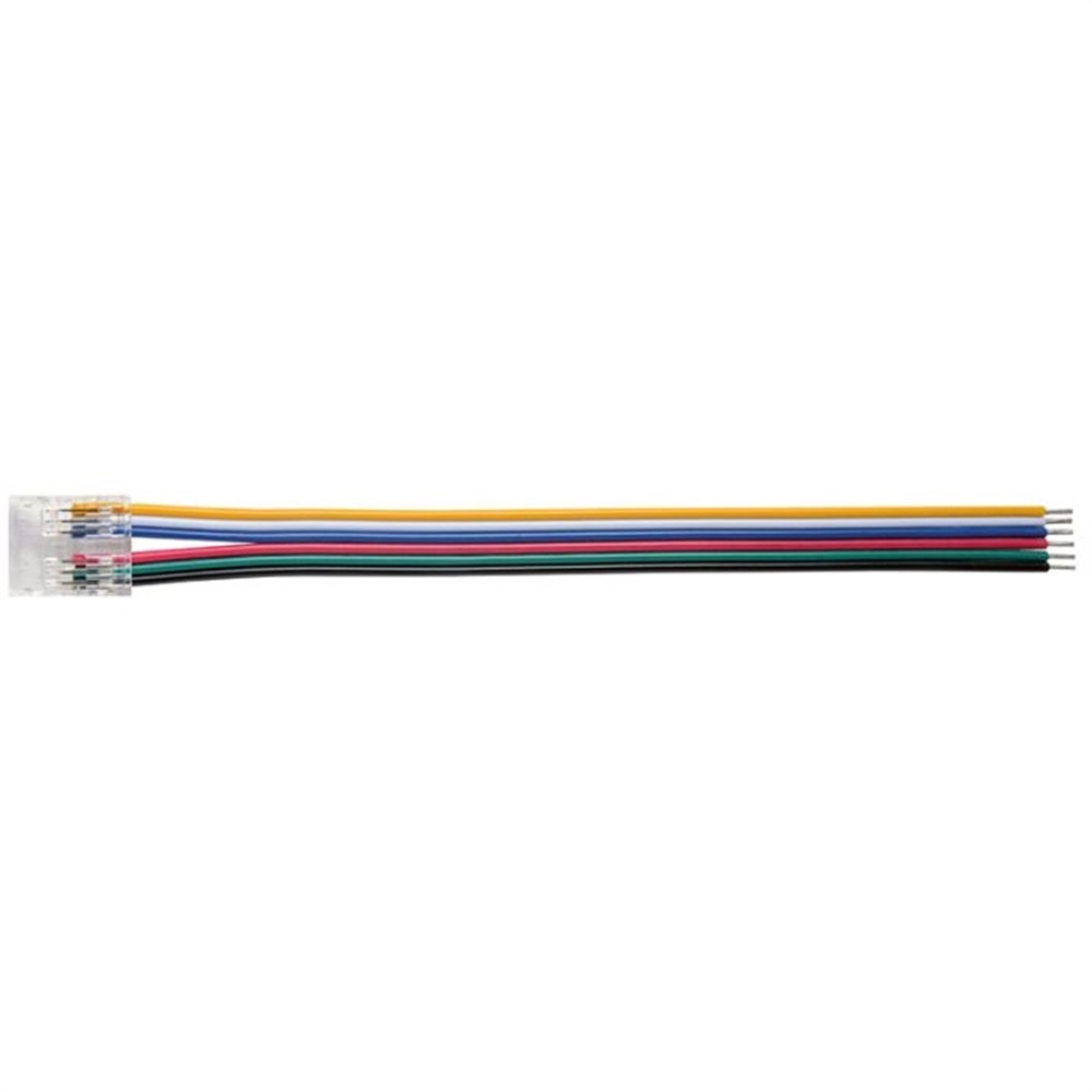 4PZ CONN.CLIP STRIP-WIRE RGB 5A