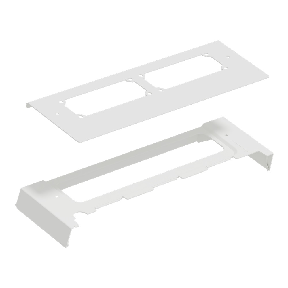 Interfaccia piastra passacavi PrismaSeT G IP30 2 fori FL21 per armadi 600 mm