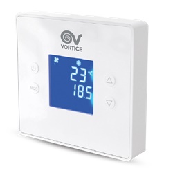Sensore CO2 regolabile 0-5000 ppm controllo ventilatori Vortice VARIO ambiente interno