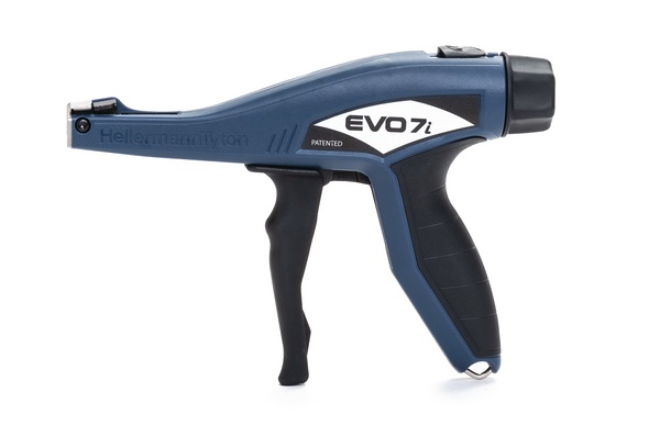 Attrezzo manuale tirafascette ergonomico EVO7i HellermannTyton per fascette fino a 4,8 mm industriale