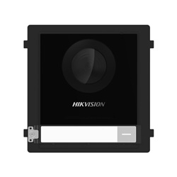 Unità esterna videocitofono IP 2MP con pulsante singolo e targa portanome per sorveglianza professionale