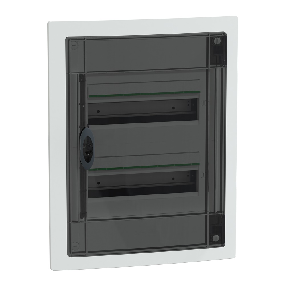 Centralino PrismaSet XS incasso 2x13 moduli porta fumé per installazioni residenziali e terziarie