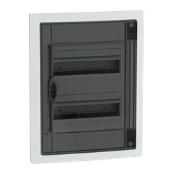Centralino PrismaSet XS incasso 2x13 moduli porta fumé per installazioni residenziali e terziarie