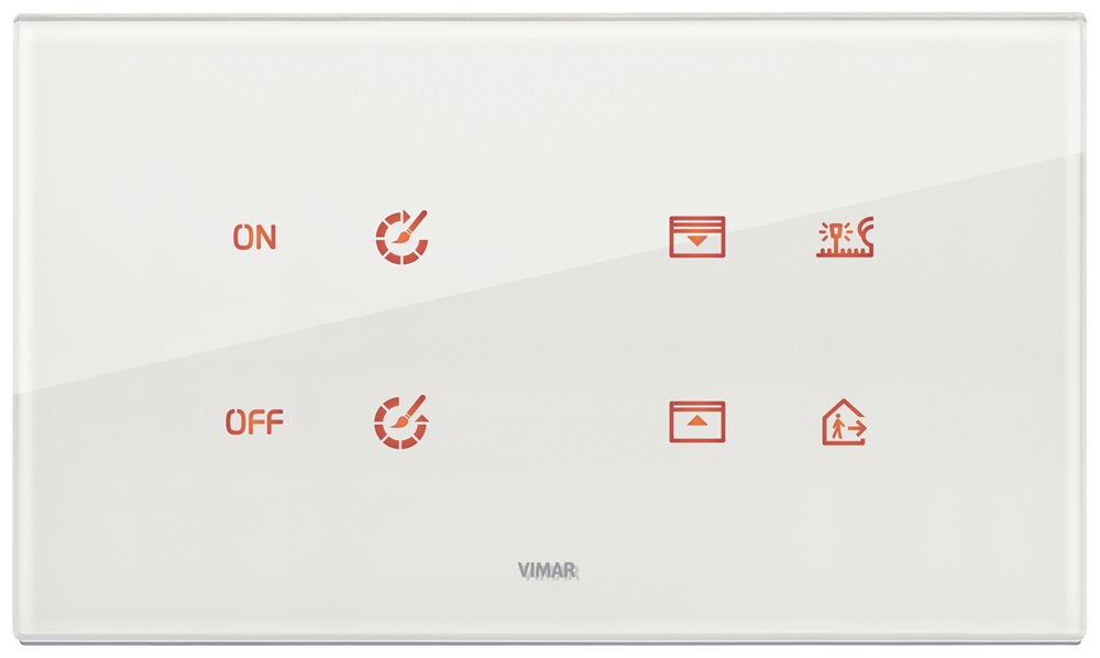 PLACCA 5MBS (2+BLANK+2) BIANCO DIAM