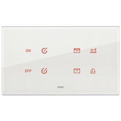 PLACCA 5MBS (2+BLANK+2) BIANCO DIAM