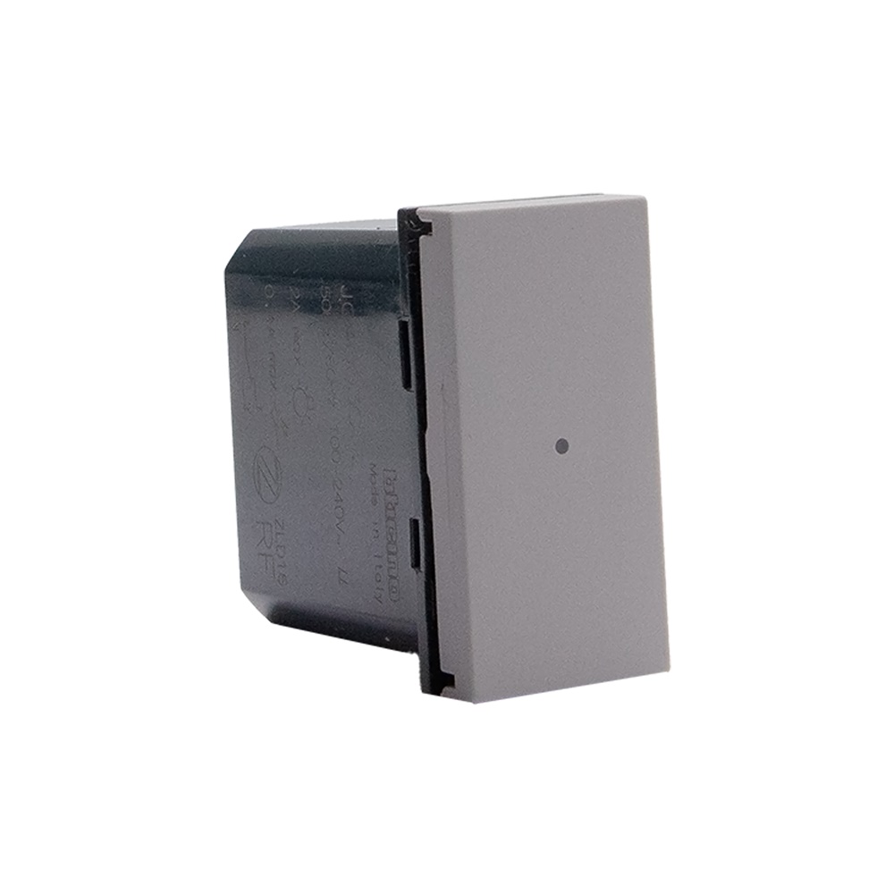 Deviatore connesso grigio 1 modulo controllo luci locale e remoto 250W residenziale e professionale