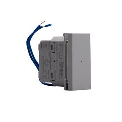 Invertitore assiale 10A 1 modulo LED blu per impianti elettrici residenziali e commerciali