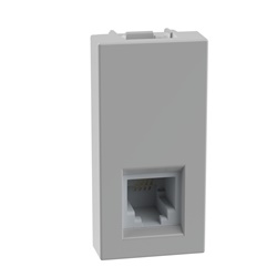 Modulo RJ11 K10 grigio 2 coppie per connessioni telefoniche e dati residenziali e commerciali