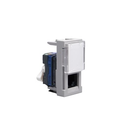 Presa RJ45 UTP Cat6 grigio connettore rete alta velocità installazione incasso