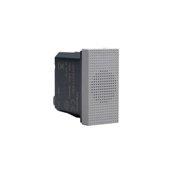 Suoneria elettrica 230V 80dB 1 modulo grigio per impianti civili industriali
