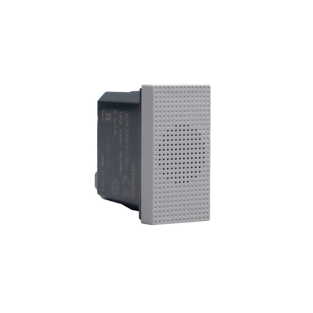Ronzatore MatixGO 230V 80dB 12VA 1 modulo grigio per applicazioni elettriche robuste