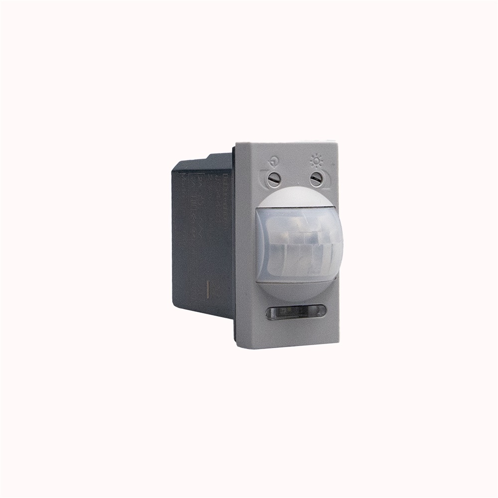 Interruttore IR grigio sensore movimento 230V 3 fili temporizzatore regolabile per lampade LED e carichi variabile