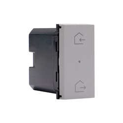 Comando scenario wireless MatixGO 1 pulsante grigio per controllo domotico senza fili