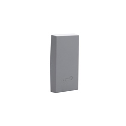 Cover comando chiave MATIXGO monopezzo termoplastica grigia con finestra controllo luce uso industriale