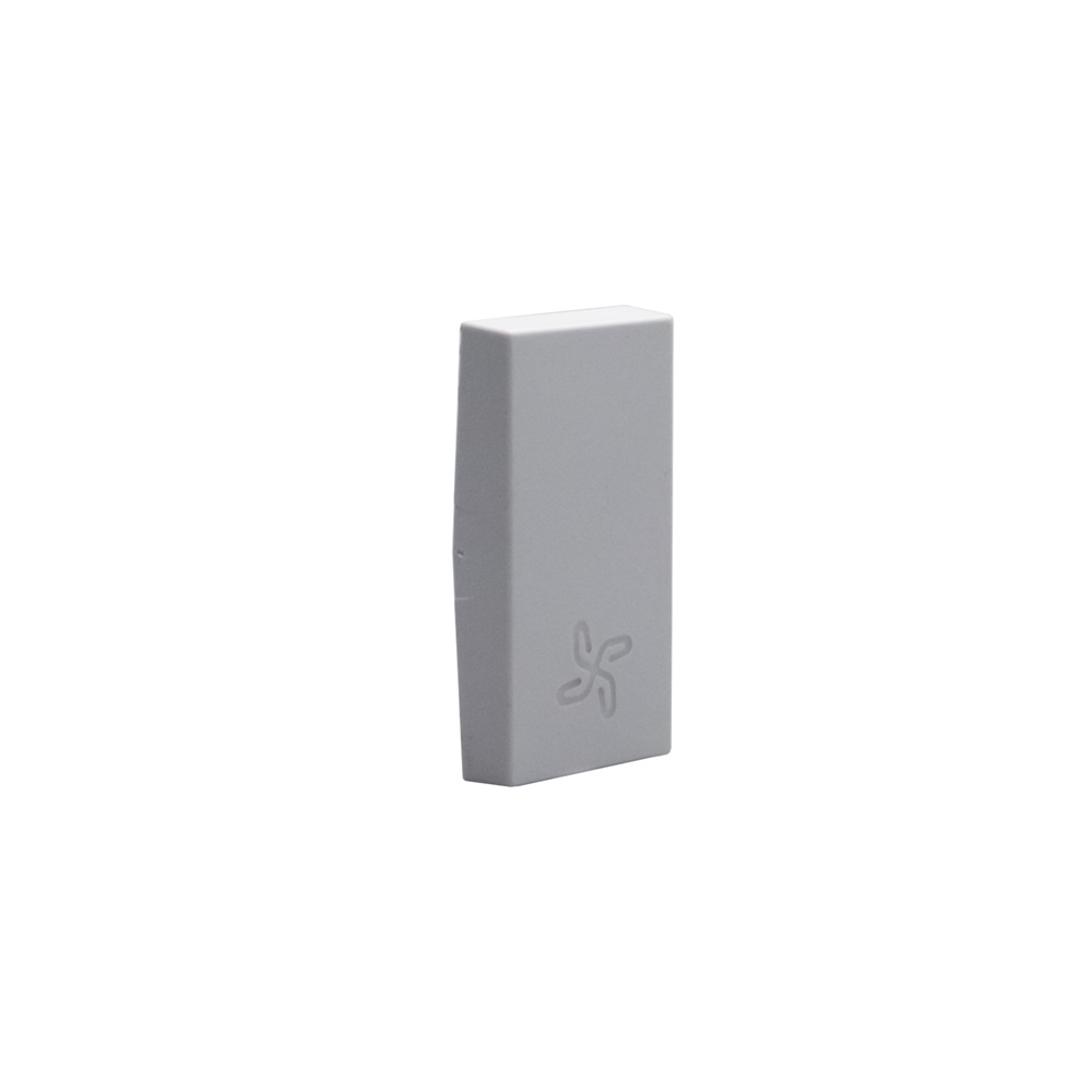 Cover comando ventola 1 modulo MATIXGO plastica termoplastica grigia resistente senza alogeni uso elettrico