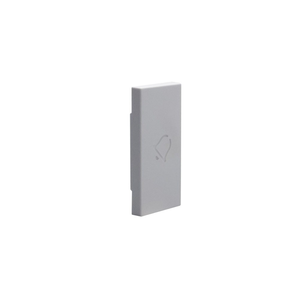 Cover comando MatixGO 1 modulo grigio campanello per comandi assiali installazioni elettriche standard