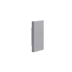 Cover comando MatixGO 1 modulo grigio campanello per comandi assiali installazioni elettriche standard