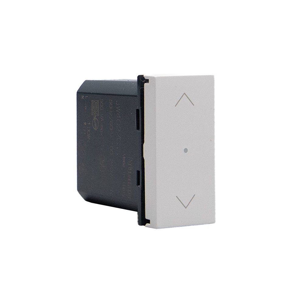 Comando tapparella connesso MatixGO 1 modulo DIN compatibile motori standard 500VA controllo locale e remoto bianco