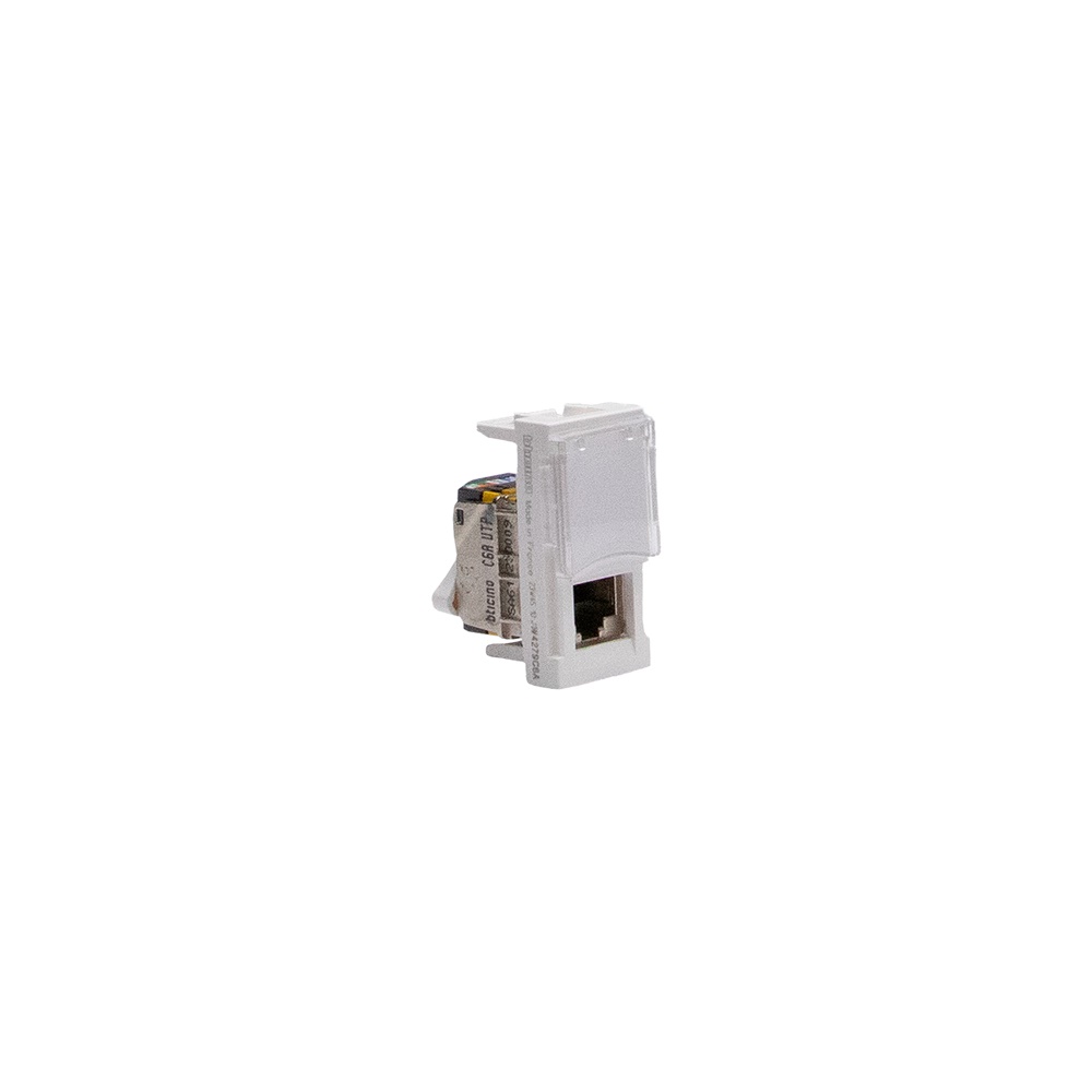 Connettore RJ45 UTP Cat6A Toolless IDC 1 Modulo Bianco MatixGO