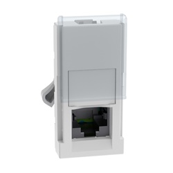 RJ45 STP CAT6A bianco MatixGO connettore rete ad alta velocità montaggio a incasso