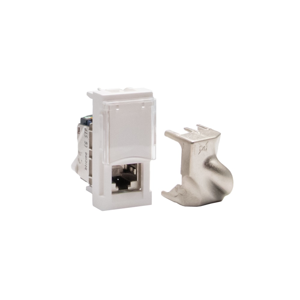 RJ45 STP Cat6 MatixGO connettore bianco alta velocità rete professionale