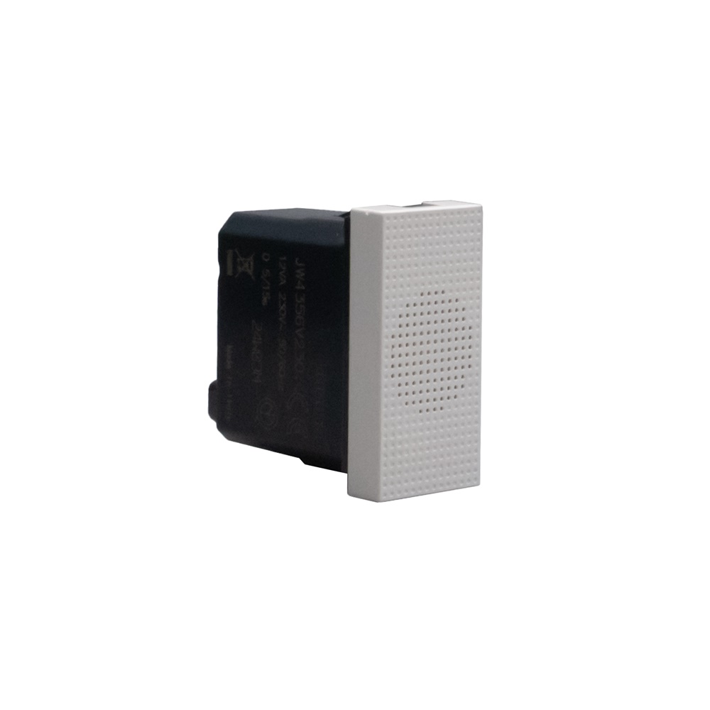 Ronzatore elettrico MatixGO 230V 80dB 1 modulo bianco per impianti elettrici